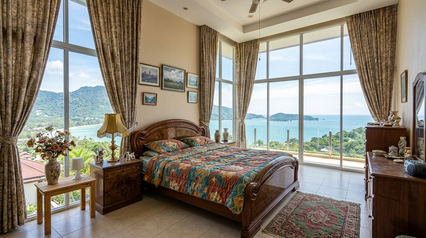 Bedroom before interior redesign concept